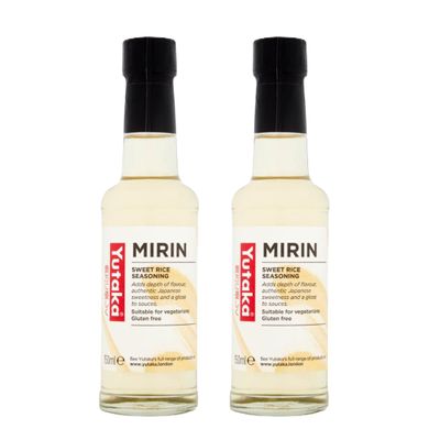 Yutaka Mirin, Japanese Sweet Rice Wine for Cooking & Seasoning, Gluten Free & Vegetarian 150 ml (Pack of 2)