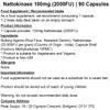 Nattokinase 100mg (2000FU) - 90 Capsules - Natto - Vegan view 2