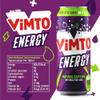 Vimto Energy Drink  Original Flavour  Natural Caffeine & B Vitamins  12 x 500ml Cans  HFSS Compliant - Fruity Energy Boost, Sparkling Juice Drink view 2