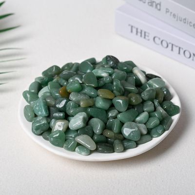 100g Natural Stones Clear Quartz Pink Crystal Amethyst Citrine Fluorite Aventurine Tiger Eye Obsidian Gravel for Decoration Home,Aventurine 9-12mm,100g