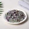 100g Natural Stones Clear Quartz Pink Crystal Amethyst Citrine Fluorite Aventurine Tiger Eye Obsidian Gravel for Decoration Home,Fluorite 7-9mm,100g
