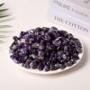 100g Natural Stones Clear Quartz Pink Crystal Amethyst Citrine Fluorite Aventurine Tiger Eye Obsidian Gravel for Decoration Home,Amethyst 9-12mm,100g view 1