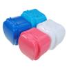 Anneome 4pcs Portable Denture Case for People Who Wear Denture and Retainer, Lightweight Abs and Pp Material, Convenient Magnetic Closure, for Travel and Camping Storage view 1