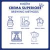Caff Borbone Roasted Coffee Beans - Crema Superiore - Authentic Neapolitan Espresso - Intensity 7/10 - Powerful and Refined Blend with Notes of Milk Chocolate and Vanilla - 1kg Pack view 4