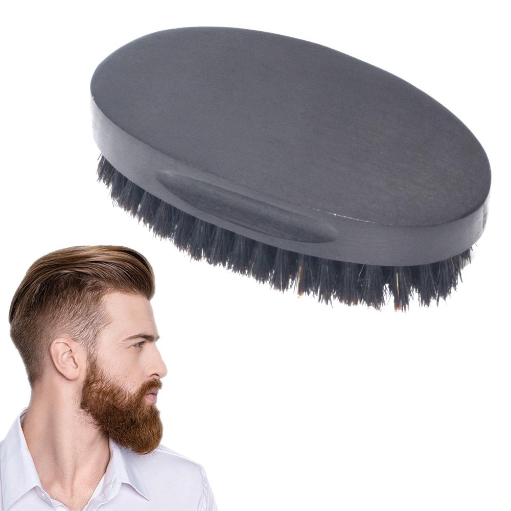 Barber Boar Bristle Mtache Natural Beard Brush Home Salon For Men