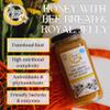 RAW POT - ORGANIC RAW BEE BREAD AND ROYAL JELLY IN HONEY - Natural Pure Unpasteurised Honey with Antioxidants & Phytonutrients for Immunity, Detox, Digestion, Energy Support | For Kids & Adults (295g) view 2