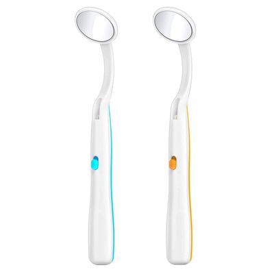 Alnicov 2PCS Dentist Mirror Dental Mirror with Light HD Anti-Fog Lenses for Oral Dental Care Oral