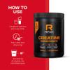 Reflex Nutrition Creatine Monohydrate Powder Unflavoured - Performance Enhancing 100% Creatine for Muscle Gains & Recovery - No Fillers or Additives - 450g (Vegan Creatine 5g per Serving, 90 Servings) view 2