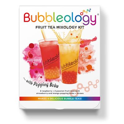 Bubbleology Fruit Bubble Tea Mixology Kit with Popping Boba (Pack of 1)