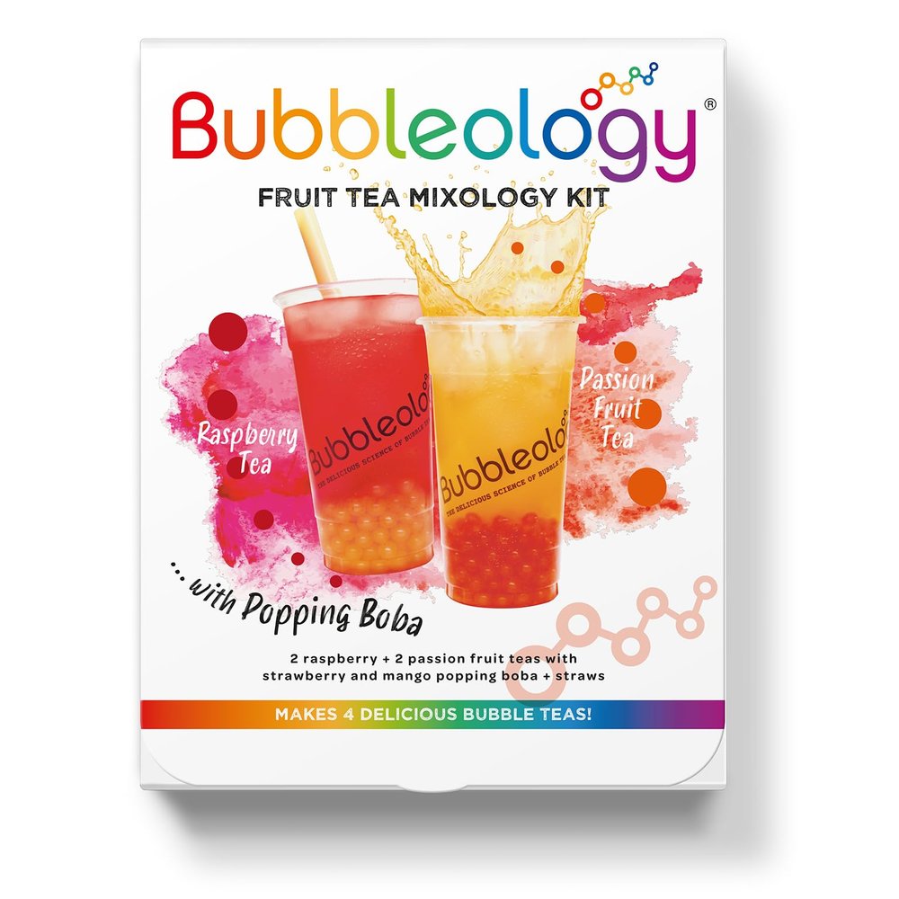 Bubbleology Fruit Bubble Tea Mixology Kit with Popping Boba (Pack of 1)