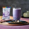 Bubbleology Taro Milk Bubble Tea Kit (Pack of 10) Boba Tea Kit with Tapioca Pearls | Makes 10 Bubble Teas | Each Kit Contains: 1x Taro Blend, 1x Tapioca Pearls, 1x Large Straw | Just Add Milk view 2
