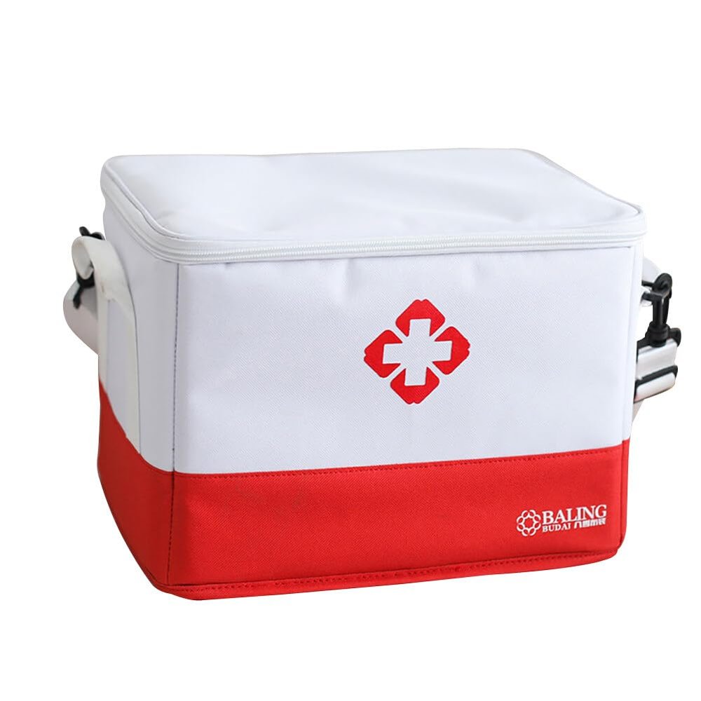 Uposao First Aid Bag Empty Small Medical Kit Pouch Portable Travel First aid kit Mini Medical Bag, Drug Pack Storage Bag Empty Medication Travel Carrying Case for Home,Office,Vehicle,Camping,Outdoor