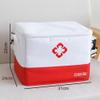 Uposao First Aid Bag Empty Small Medical Kit Pouch Portable Travel First aid kit Mini Medical Bag, Drug Pack Storage Bag Empty Medication Travel Carrying Case for Home,Office,Vehicle,Camping,Outdoor view 2