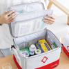 Uposao First Aid Bag Empty Small Medical Kit Pouch Portable Travel First aid kit Mini Medical Bag, Drug Pack Storage Bag Empty Medication Travel Carrying Case for Home,Office,Vehicle,Camping,Outdoor view 3