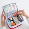 Uposao First Aid Bag Empty Small Medical Kit Pouch Portable Travel First aid kit Mini Medical Bag, Drug Pack Storage Bag Empty Medication Travel Carrying Case for Home,Office,Vehicle,Camping,Outdoor view 4