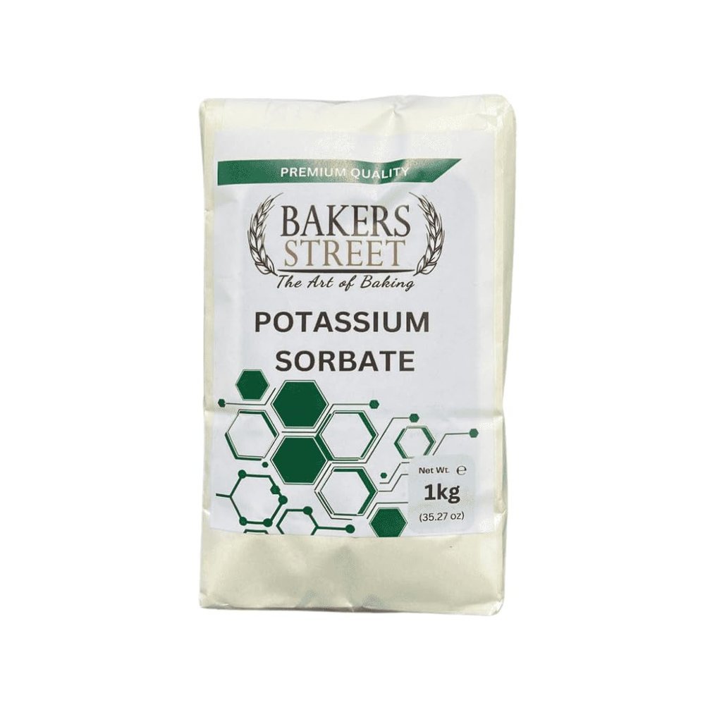 Potassium Sorbate 1Kg | Premium Quality Food-Grade Preservative | Extend Shelf Life & Freshness in All Bakings | Non-GMO | Gluten Free | Mould Inhibitor |Ideal for Home Bakers & Professional