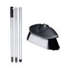 Addis Comfi grip Indoor Soft Stiff Mix Broom with Screw Fit 3pcs handle, Metallic view 4