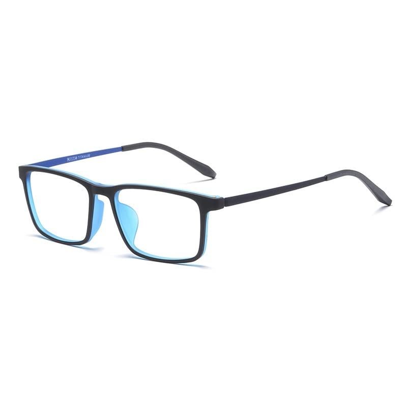 NOVESIXTDAT Rectangular Metal Reading Glasses, Fashion Computer Readers with Anti-Blue Light, Anti Glare Eyeglasses for Reading (Color : Green, Size : +0.50)