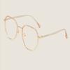 NOVESIXTDAT Stylish Metal Reading Glasses Women Men, Blue Light Blocking Computer Reader, HD Anti Glare Eyeglasses with Hinge (Color : Pink, Size : +2.00) view 2