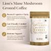 R Hygge Lions Mane Mushroom Coffee Ground 227g  Medium Light Roast Peruvian Arabica with Dual Extract Lions Mane, Low Acid Adaptogenic Coffee for Mental Clarity & Calm Focus, Artisan Roasted view 4