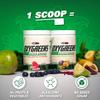 EHPlabs OxyGreens Daily Super Greens Powder - Spirulina Powder, Greens Superfood with Prebiotic Fibre, Alkalizing Antioxidants & Immunity Wellness, 30 Serves (Strawberry Margarita) view 4