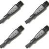 Cookwowe 4Pieces Double-Sided Trimmer Shaver Cleaning Brush Clipper Cleaner Brush Clipper Cleaning Brush for Men view 3