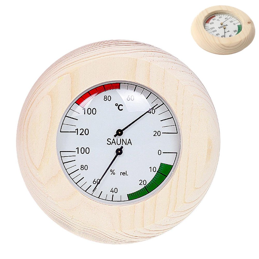 2 in 1 Hygror Thermor for Sauna Measure Tool Small om Accessories