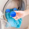 Pack of 8 Dryer Balls, Dryer Balls for Tumble Dryers, Balls for Fluffy Laundry, Hedgehog Ball, Reusable Dryer Balls (Blue) view 4