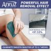 ANRUZ Waxing Kit, Wax kit for Hair Removal, Wax Pot for Waxing Professional with Silicone Bowl,4 Bags Wax Beads and 20 Applicator Sticks, 2 Treatment Oils-at Home Wax Machine for Full Body Waxing view 4