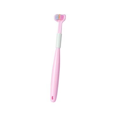 Aoguaro V Shaped Three Sided Toothbrush Adult & Kids Manual Soft Bristle Oral Cleaning Toothbrushes Easy to use in Cleaning All Around Teeth and Gum, Fresh Breath
