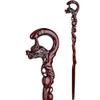GGZONE Solid Wooden Cane, Lightweight Non-slip Walking Stick, Men&women Silver Mouth Wood Hiking Stick, 94cm Height,Crutches beautiful scenery view 1