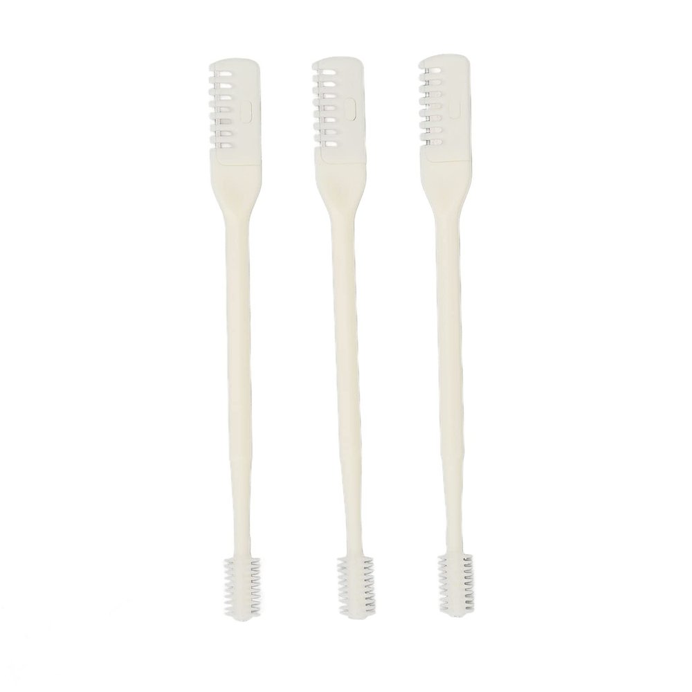 Nose Hair Knife, 3 Piece Manual Nose Hair Tool, Portable Double Sided Nose Hair Knife for Ear Facial