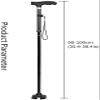 Canes Foldable Cane with LED Light Portable Walking Sticks with Storage Bag 5 Adjustable Height Levels Crutch Travel Family Hospitial Outdoor Black (Black) beautiful scenery view 3