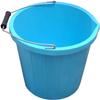 1 X Plastic Builders Bucket 3 Gallon 14 Litre Water Mixing Storage Strong with Handle and Spout Contractors Bucket Ideal for Home Garden Construction Trade DIY Animal Feed Made in U.K. (Random Colour) view 3