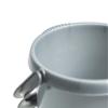 1 x 5L litre High Grade Silver Colour Durable Plastic Bucket with Litre Scale Handle & Spout for Food Storage, Garden, Cleaning, Kitchen (Silver, 5L) view 3