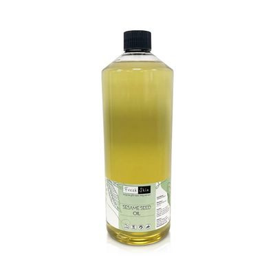 Freshskin Beauty LTD | Sesame Seed Oil 5000ml (5 Litre) - For Skin, Hair, Nails, Body Care, Beauty Cosmetics, Massage - Vegan & Cruelty Free