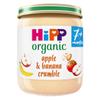 HiPP Organic Apple & Banana Crumble Baby Food Jar 7+ Months 160g (Pack of 6) view 1