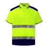 Men's Long Sleeve Work Shirt Reflective Polo Shirt T-Shirt Quick Dry Clothing Traffic Cycling Reflective Clothing Reflective Safety with Pockets, C Yellow, M view 1