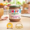 HiPP Organic Banana & Blueberry Porridge Baby Food Jar 7+ Months 160g (Pack of 6) view 4