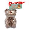 ButtonChocs Get Well Soon Chocolate Teddy Bear - Sending Big Bear Hugs. Belgian Milk Chocolate Thinking of you Gift. view 1