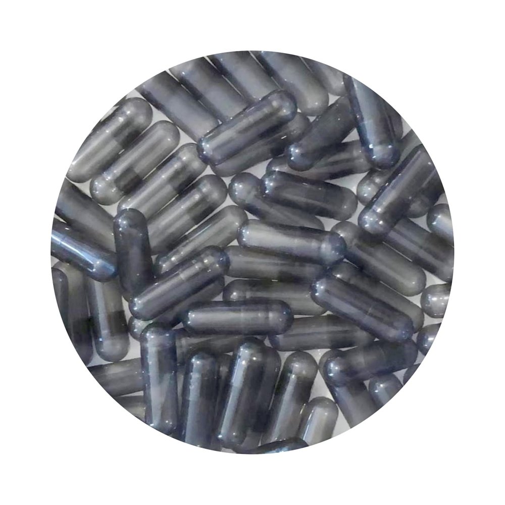 DR T&T Size 0 size0 Grey Clear Gelatine Capsules Tio2 Free (500)