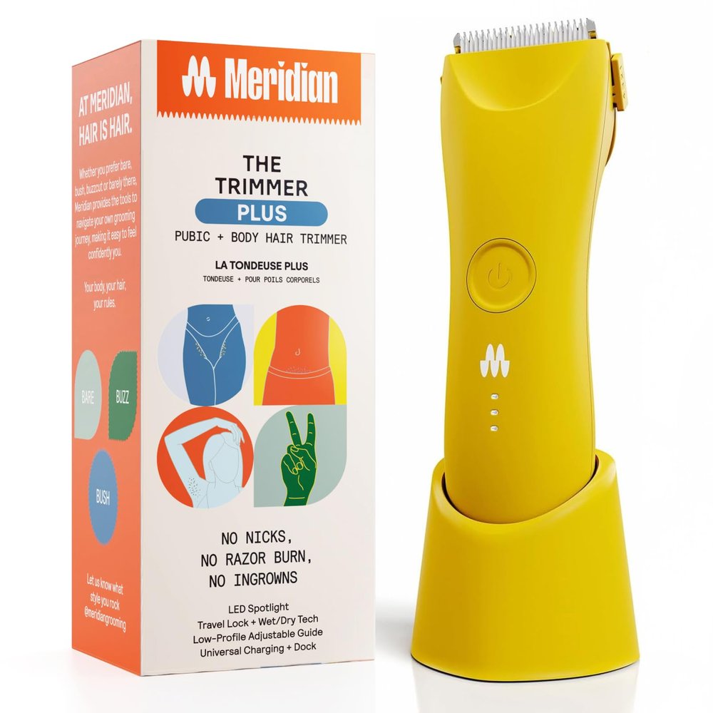 Meridian The Trimmer Plus | Body Hair Trimmer for Men & Women | Solar