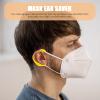 Healvian Ear Protector 5pcs Ear Protector Ear Cushions Saver Silicone Hook Covers Strap Extender Guard Soft Reusable Anti Pain Ear Retainer for Adults Kids view 3