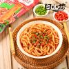 Casserole potato noodles, Sesame sauce flavored noodles, Wide noodles, Sichuan instant hot and sour noodles, Instant noodles breakfast, Chinese leisure spicy snacks (Sour and Hot Flavor,6pcs) view 3