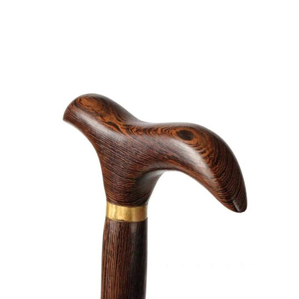 GGZONE Crutches Wooden Walking Stick Handcrafted Comfortable Handle Lightweight Anti-Slip Natural Wooden Cane, for The Elderly,34Inch beautiful scenery