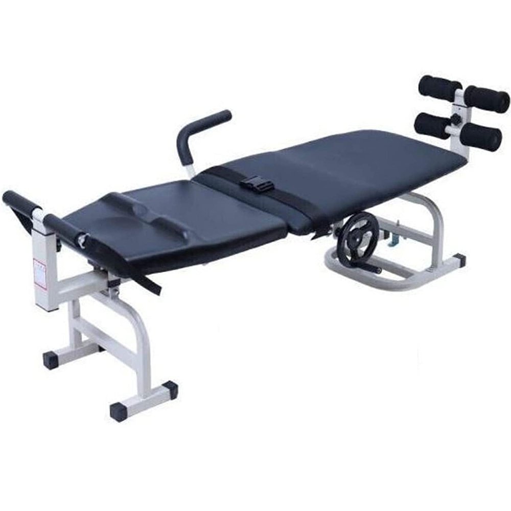 Cervical and lumbar traction bed,Spine Posture Corrector, Lumbar Stretcher Cervical, Back Stretch Bench,for Lumbar Spine Cervical Discomfort Lumbar Disc Herniation,38/48cm
