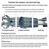 Cervical and lumbar traction bed,Spine Posture Corrector, Lumbar Stretcher Cervical, Back Stretch Bench,for Lumbar Spine Cervical Discomfort Lumbar Disc Herniation,38/48cm view 3