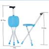 GGZONE Canes Folding Cane SeatLightweight Non-Slip Tripod Crutches with StoolPortable Multi-Function Walking Sticks for Men Women beautiful scenery view 2