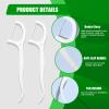 AOCEAN Dental Floss case Travel Floss Professional Toothpicks Sticks Dental Floss Picks (120PCS) view 3