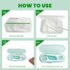AOCEAN Dental Floss case Travel Floss Professional Toothpicks Sticks Dental Floss Picks (120PCS) view 4